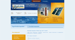 Desktop Screenshot of drklima.hu